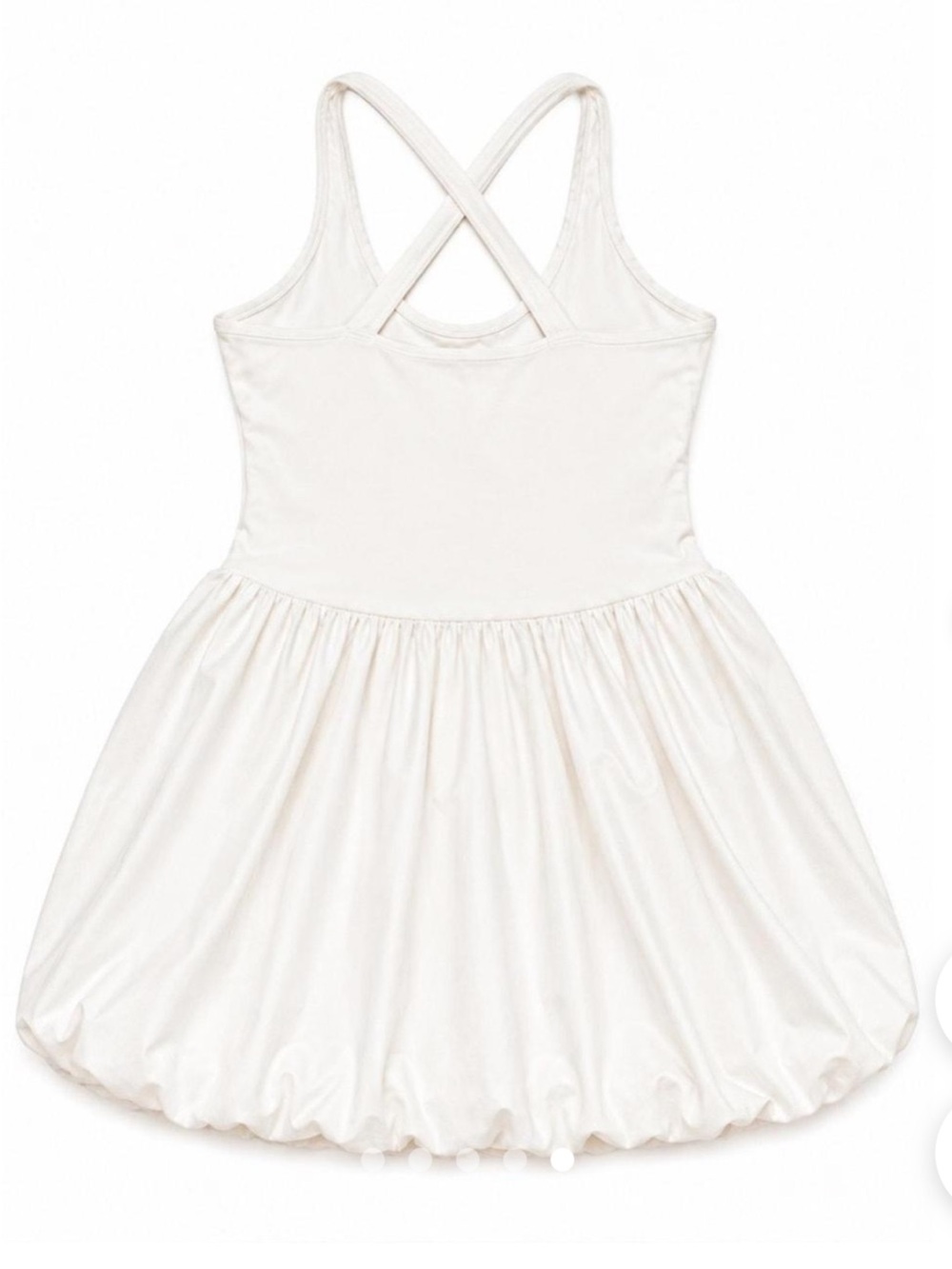 Roller Rabbit White Athletic Tennis Dress with Built in Shorts w Pockets NWT XL - Picture 7 of 8